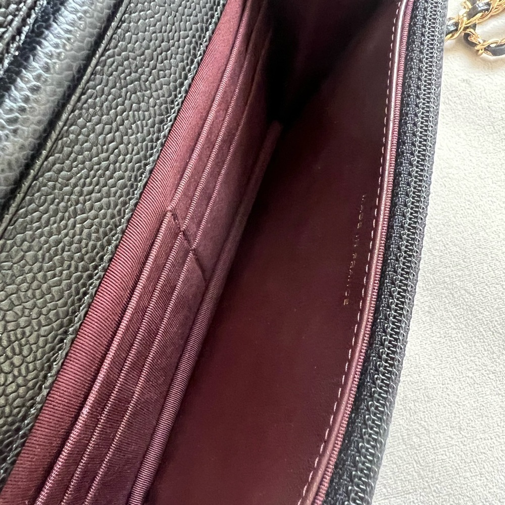 Chanel Black Caviar - GHW WOC crossbody Bag - Picture 6 of 7